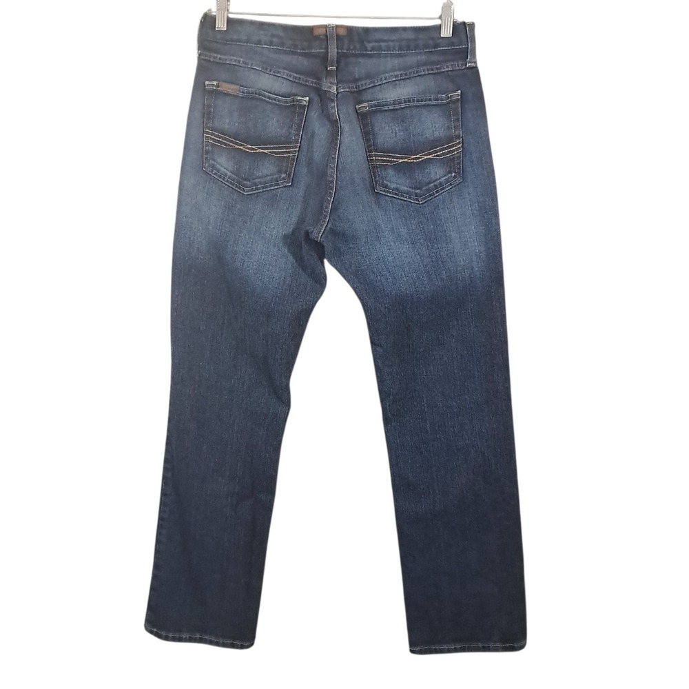 Ariat M5 Legacy Straight Jeans 34x34 Dark Wash Western Workwear Cowboy Wiskering - Picture 2 of 14